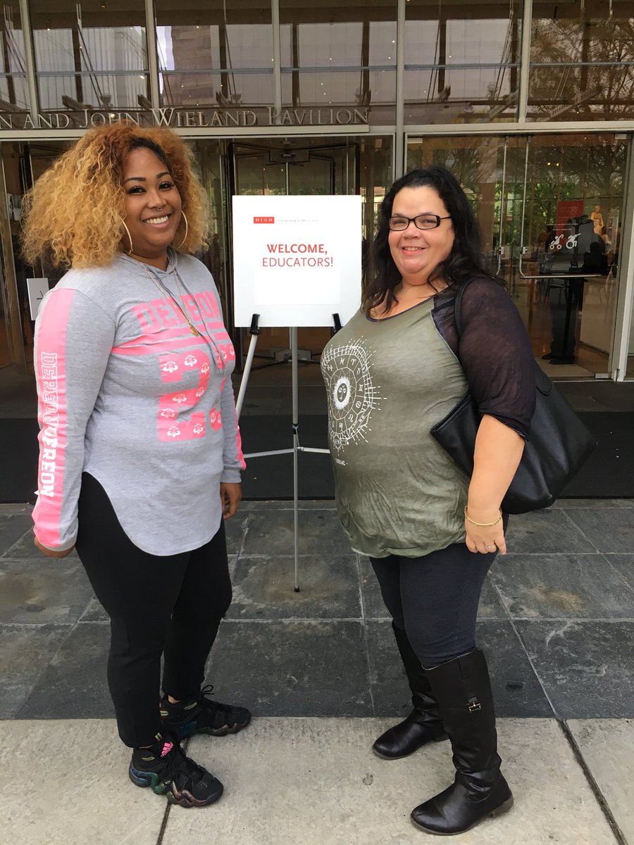 TerukoDobashi's tweet photo. I had a great time @HighMuseumofArt educator night! #EducatorsNight https://t.co/p23cmQTdse