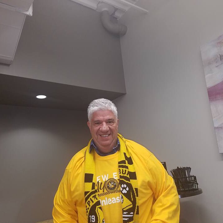 WayneDFontana's tweet photo. Rooting for the @RiverhoundsSC in tonight’s championship game at @highmarkstadium #FilltheMark https://t.co/sxVK4I4ROf