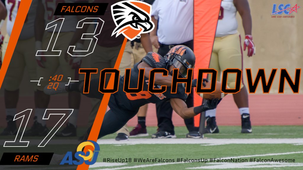 RT @utpbfalcons: Null with the back shoulder throw to Kyle McBride for the 34-yard touchdown just before the half! https://t.co/pJij1k8Cyv