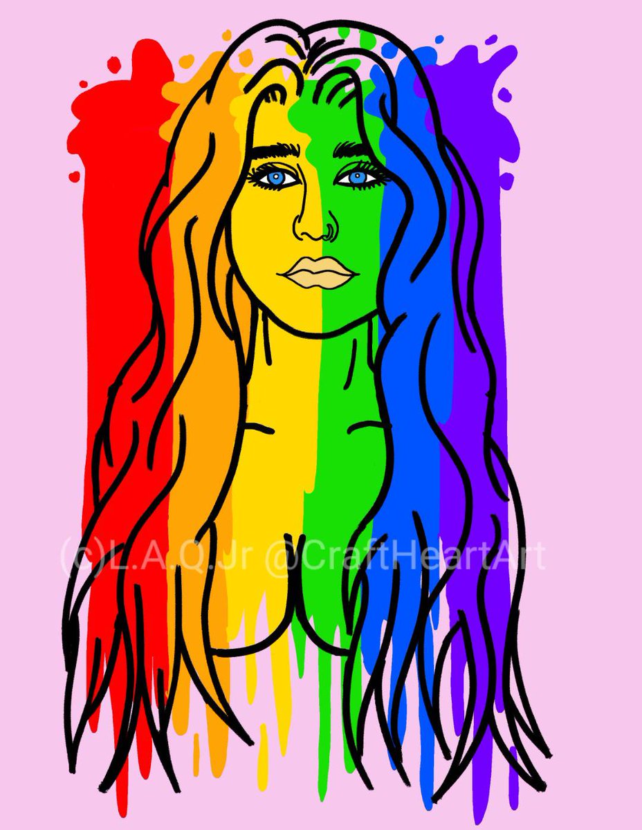 CraftHeartArt's tweet photo. I am so excited to reveal this piece. Especially after I found out she is performing on my bday Nov 16 in AC. She is my muse. I present to you my portrayal of Ms @Kesharose  #popart #art #kesha #lgbt #pride #gaypride #art #popmusic #pancakesandbooze https://t.co/MeKrJJBZNN