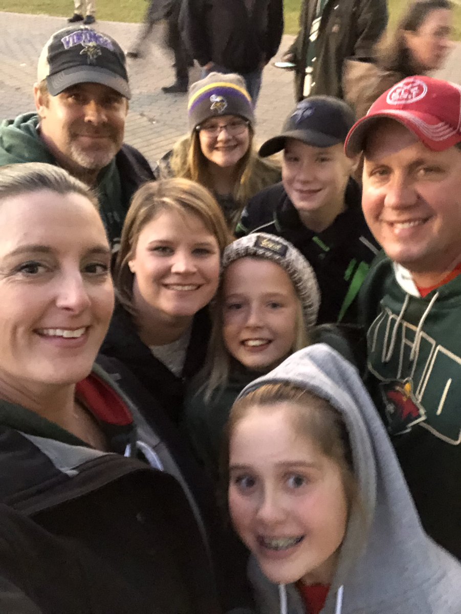 Our First MN Wild Hockey game ❤️#mnwild#thisisourice