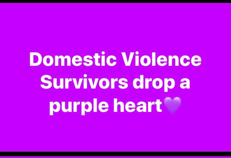 Domestic violence awareness month  #DVNOTME  #BREAKTHESILENCEAGAINSTDOMESTICVIOLENCE 💜I am a survivor of domestic violence abuse mental