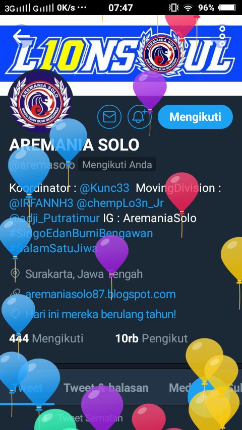pemainwolupitu's tweet image. Panjang Umur @aremasolo agomes tambah solid, loyal dan anggota ne tambah akeh dan ojo sampek kesel dukung Arema FC 🙏🙏 ojo lali #Admin2 dikenalne karo putri putri solo ya hehe 😁😂😂