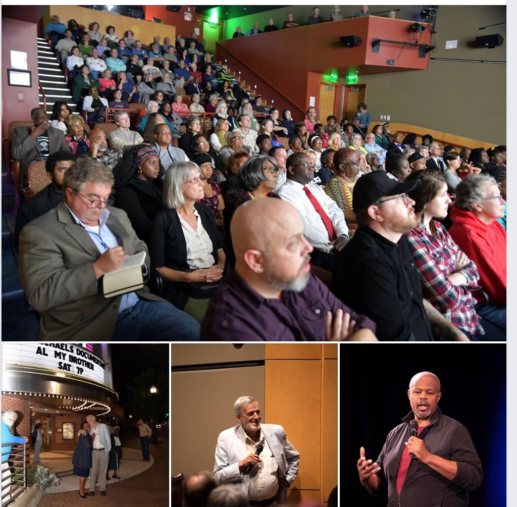 THANK YOU for your tremendous support a week ago tonight! Our premiere of our film, "AL: MY BROTHER" was a sold out SUCCESS at The Cary Theater in Cary, NC. Next screening will be at the NCNAACP Convention in Raleigh on Friday, Dec. 7th!. Thank you again!