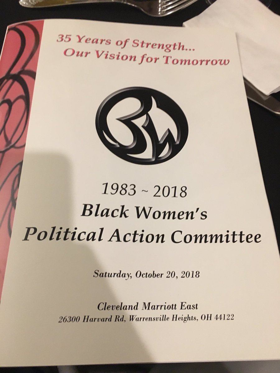 MichaelJHouser's tweet photo. Congrats to Black Women’s Political Action Committee of Greater Cleveland for 35 years of service. #BWPAC https://t.co/2gGoU1tQif