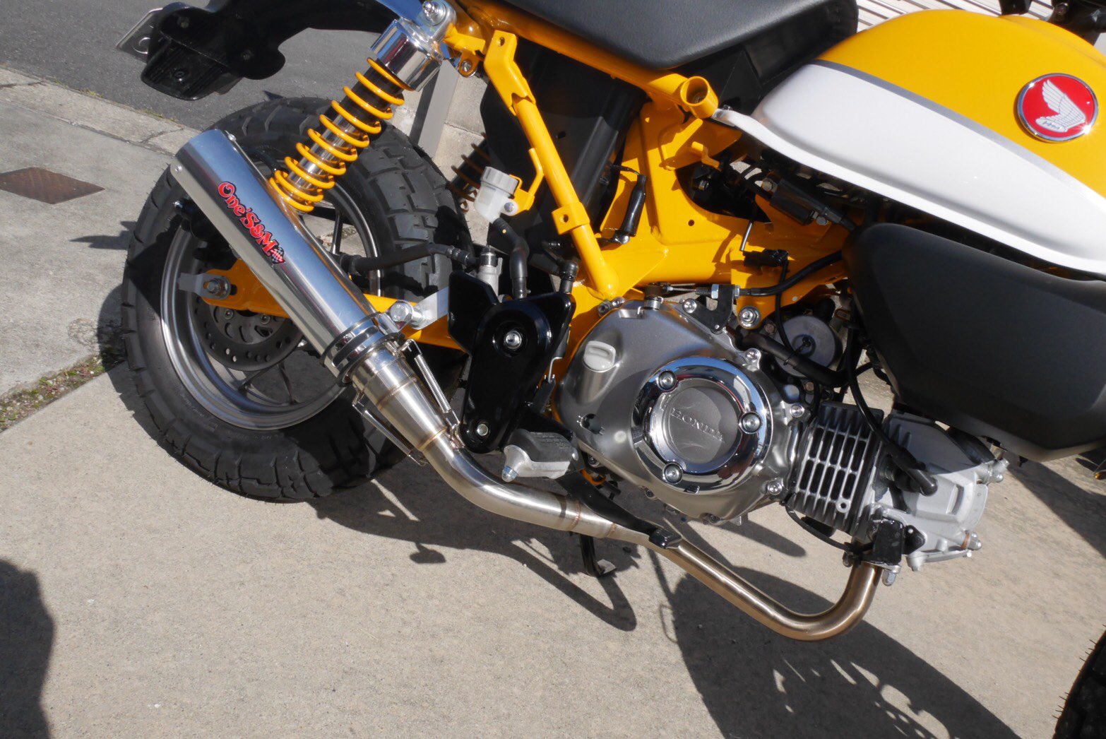 ワンズマフラー モンキー125 人気カラーの 7200円 htckl.water.gov.my