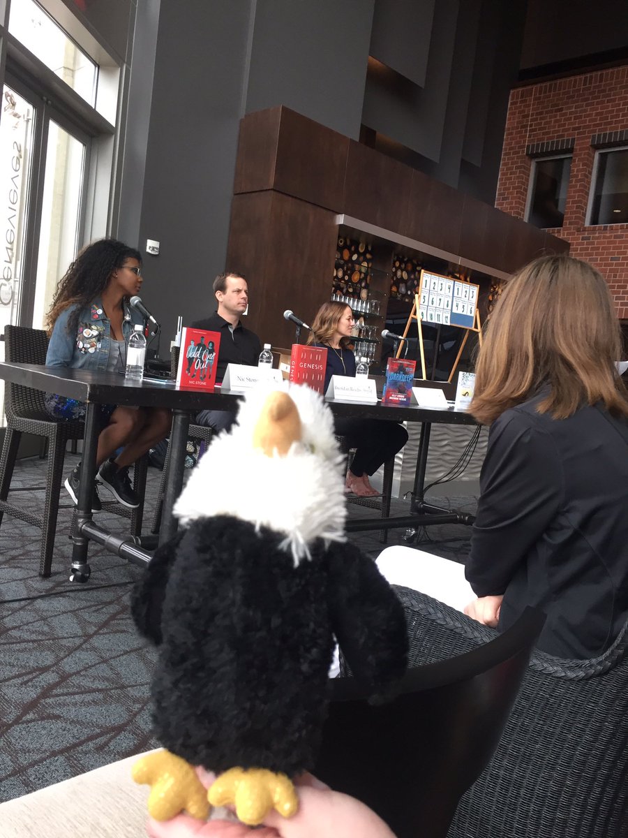 ehhsreads's tweet photo. Awesome time at our first #readup2018! What a great opportunity to see some MC favorites like @BrendanReichs @getnicced @bethrevis and @bethrevis, along with loads more! https://t.co/lYevG227vb