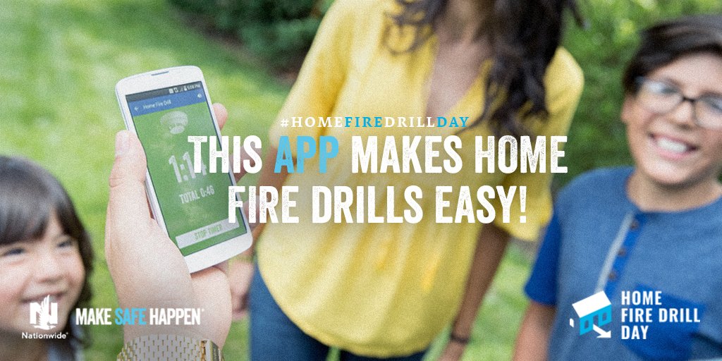 Every #HomeFireDrill plan needs a safety spot where each family member can go when the smoke alarm sounds.

 #MakeSafeHappen #HomeFireDrillDay

Read more: ow.ly/9dIB30mcY1l