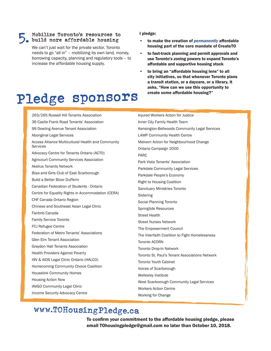 housing_to's tweet photo. Thank you Kerry Ann Thomas Ward 7 for signing onto our #TOHousingPledge ! #TOpoli https://t.co/RK8mIxFm3q