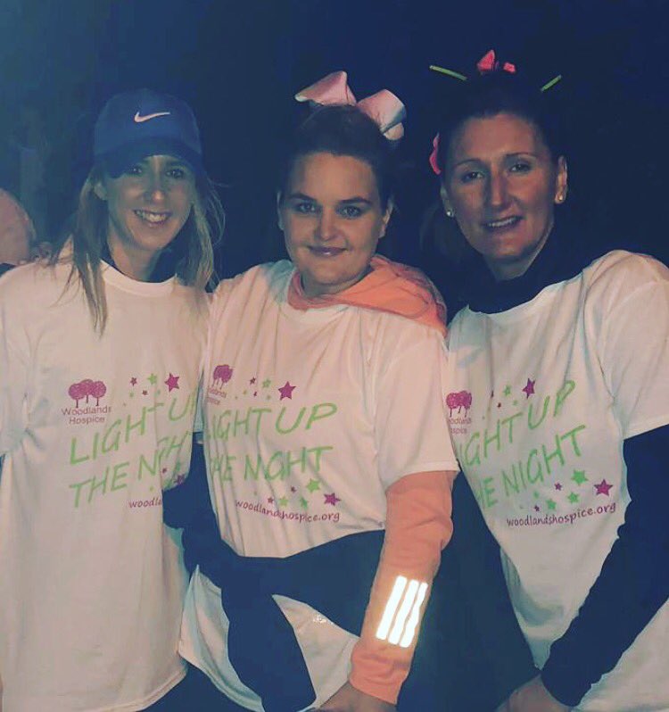 Members of the Crossfield team currently taking part in the #lightupanight 10k walk for our chosen charity <a href="/WeAreWoodlands/">Woodlands Hospice</a> !