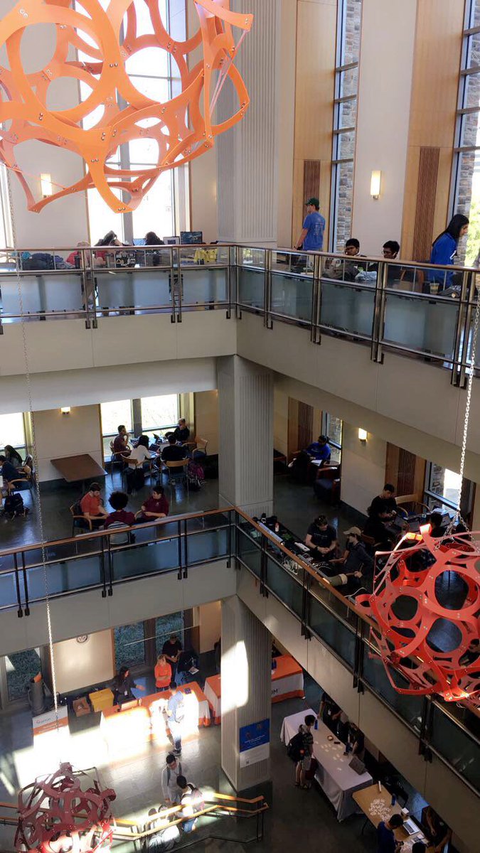 oscrhong's tweet image. My 4th & last (as student) @HackDuke is well underway 🚀 There's really nothing more exciting than seeing young people of different backgrounds, experience levels, etc. come together to build their vision for how the world ought to be! #CodeForGood cc: @EshipAtDuke @DukeCatalyst