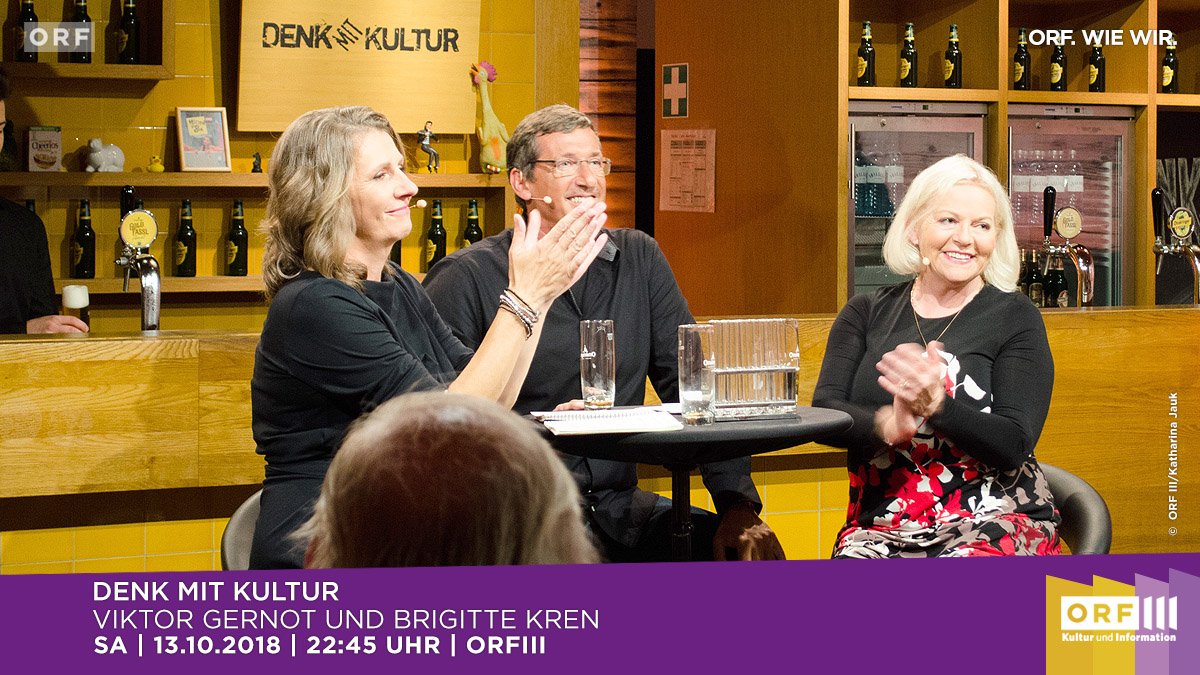 ORF's tweet photo. Start zur 5. Staffel des musikalischen @ORFDrei-Late-Night-Talks "DENK mit KULTUR": Mit Entertainer Viktor Gernot und Schauspielerin Brigitte Kren zu Gast bei #BirgitDenk. (22.45h). Danach: "Soundcheck Österreich: Klubkonzert mit Viktor Gernot" (23.40h)
https://t.co/MteoFSdRlJ https://t.co/z3KpZBJnoB