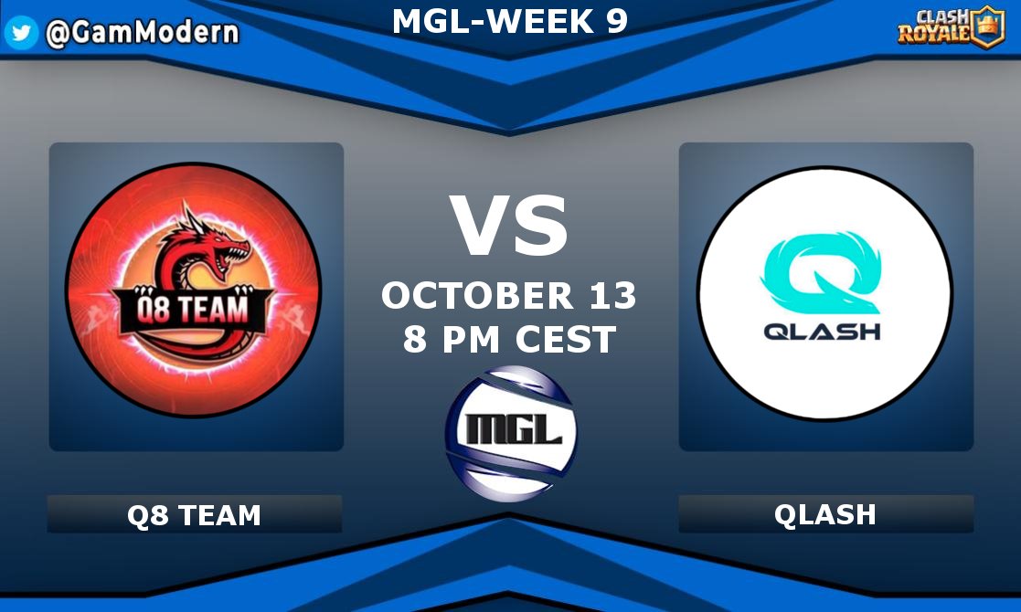3 Matches left. Let's start with:

<a href="/Q8teamgg/">Q8Team</a> vs. @TeamQLASH 

🇩🇪 twitch.tv/neonvimes