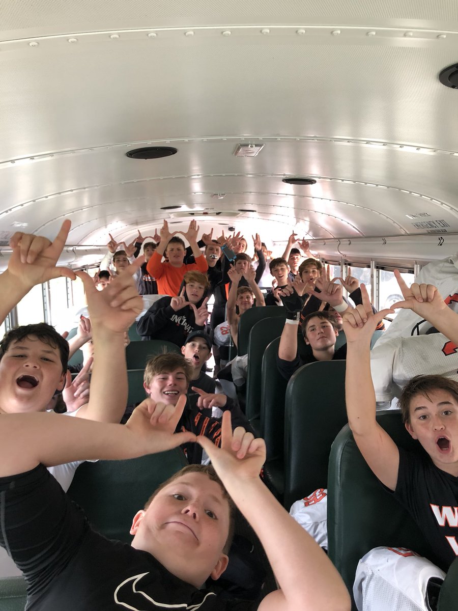 newt513's tweet photo. Freshman Dub-bus rolling home with a 21-0 win over Turpin. https://t.co/BK14j3FrFo