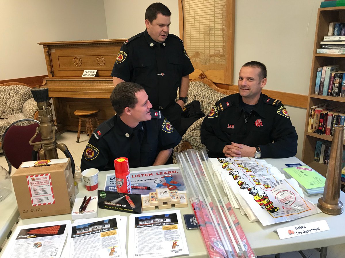 GFR well represented at Golden Annual Seniors’ Fair. Spreading fire safety messaging.