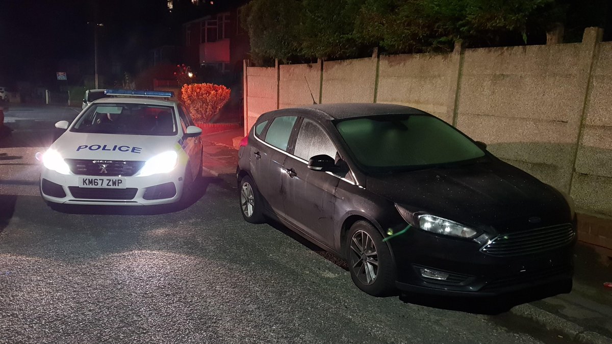 GMPBlackley's tweet image. Thanks to information from a concerned resident over a possible abandoned car in #Blackley, our @GMPSpecials found it was actually a stolen car that had been displaying false number plates. 👍 
#recovered  #CommunityIntelligence  #workingtogether