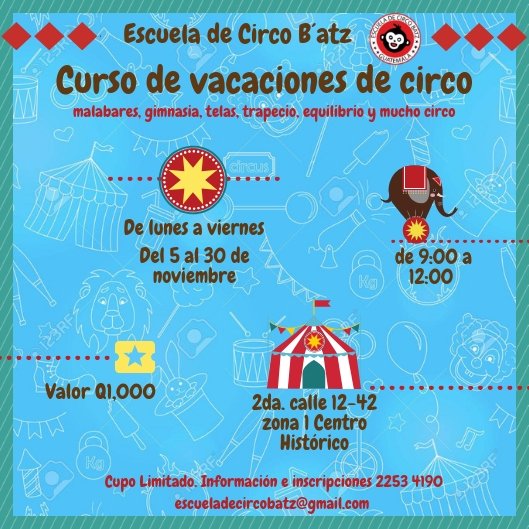CircoBatz's tweet photo. ¡circo en vacaciones! https://t.co/Ien0WGU3MS