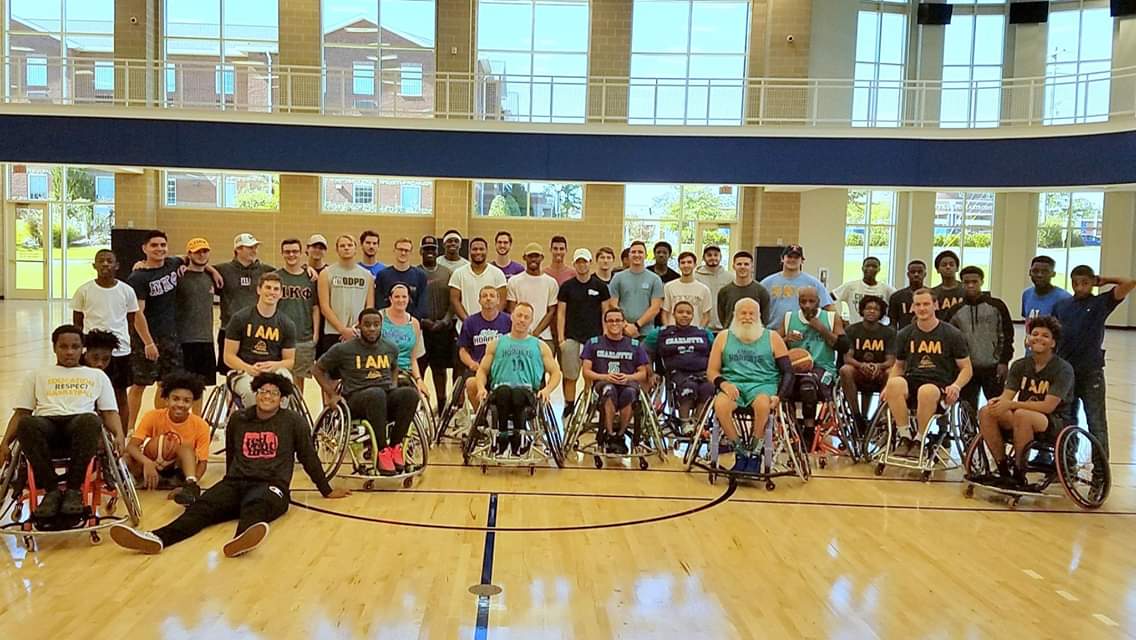 Thank you <a href="/PiKappaPhi/">Pi Kappa Phi</a> <a href="/AbilityEXP/">The Ability Experience</a> and <a href="/LifeHoopsCLT/">LifeHoops</a>  for learning more about our sport #GettingBetterTogether