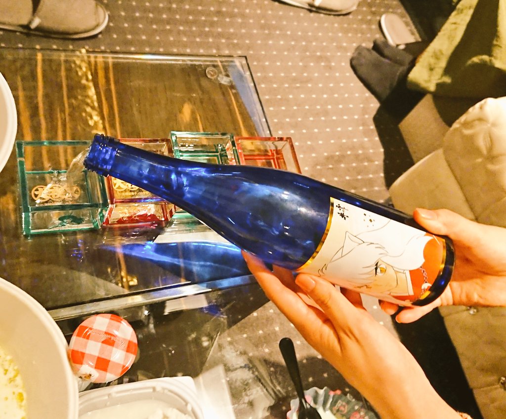 大音量で犬夜叉流れて美味しいの食べて飲んで語って、、、 