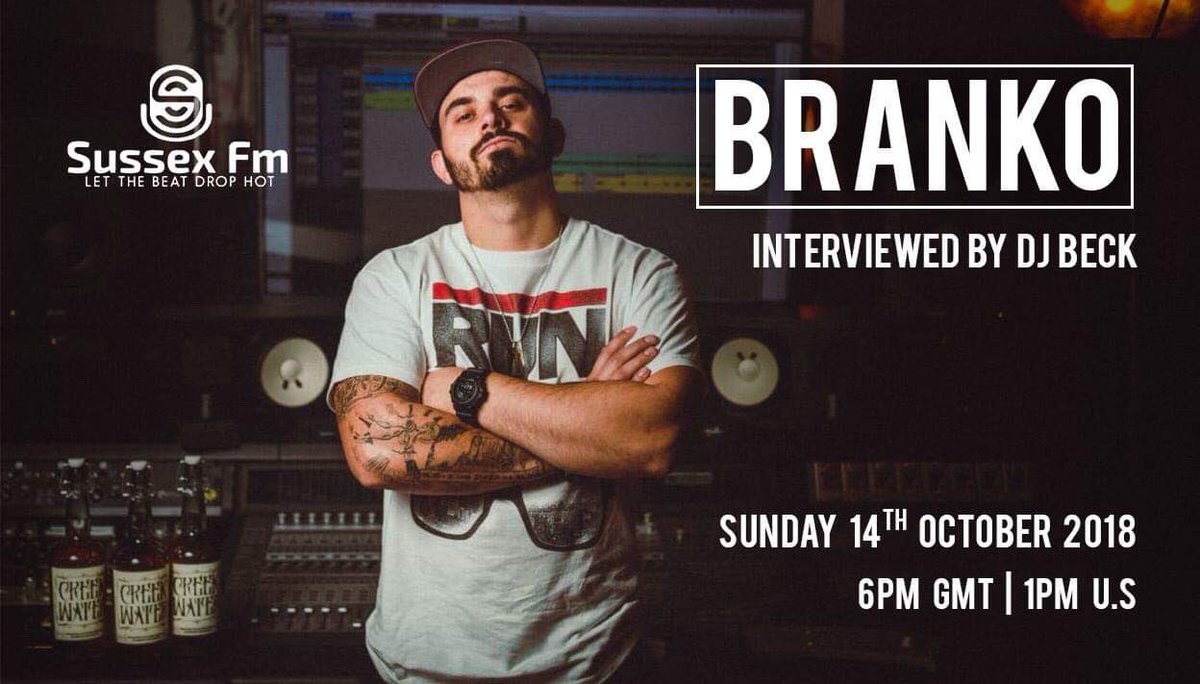 @Brankomusic Interview with DJ Beck tomorrow on this link 
liveradio.ie/stations/susse…

⚡🍀😎 @SussexFm 

#radiointerview #slumerican #slumireland #brankomusic #rapper #irishrapper #u.s.a #america #hiphop #customrecords #songwriter #rockandroll #heretotakeover #sussexfm