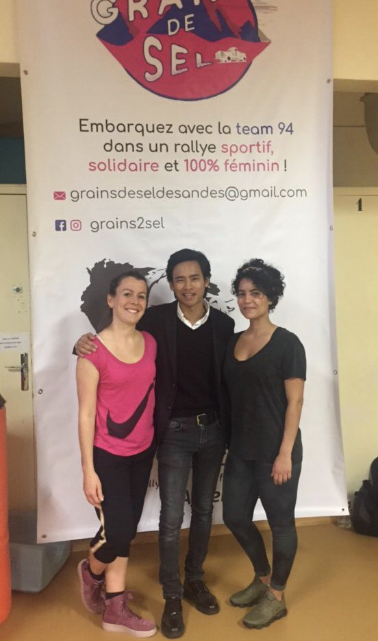 ErwanLG29760's tweet photo. Avec @DarivathMey pour soutenir l association #grains de sel portée par 2 Maurepasiennes .Projet ambitieux et #humaniste pour aider des associations en #argentine. Soutenez les avec des dons ou retrouvez les sur #FB. Cet AM  à @VilleMaurepas pour une cession de danse de 4 heures. https://t.co/dhNKQ4PaUw