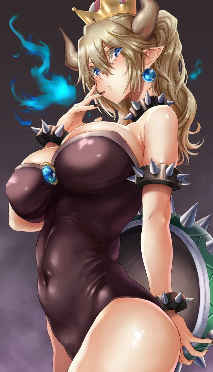 Bonus  #Bowsette navel. Thus concludes my contributions for this  #NavelSaturday.