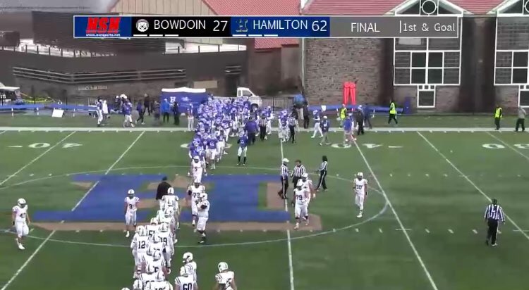 cunningham61's tweet image. 62 points oh my! Way to go boys @HamCollFootball #DemDem