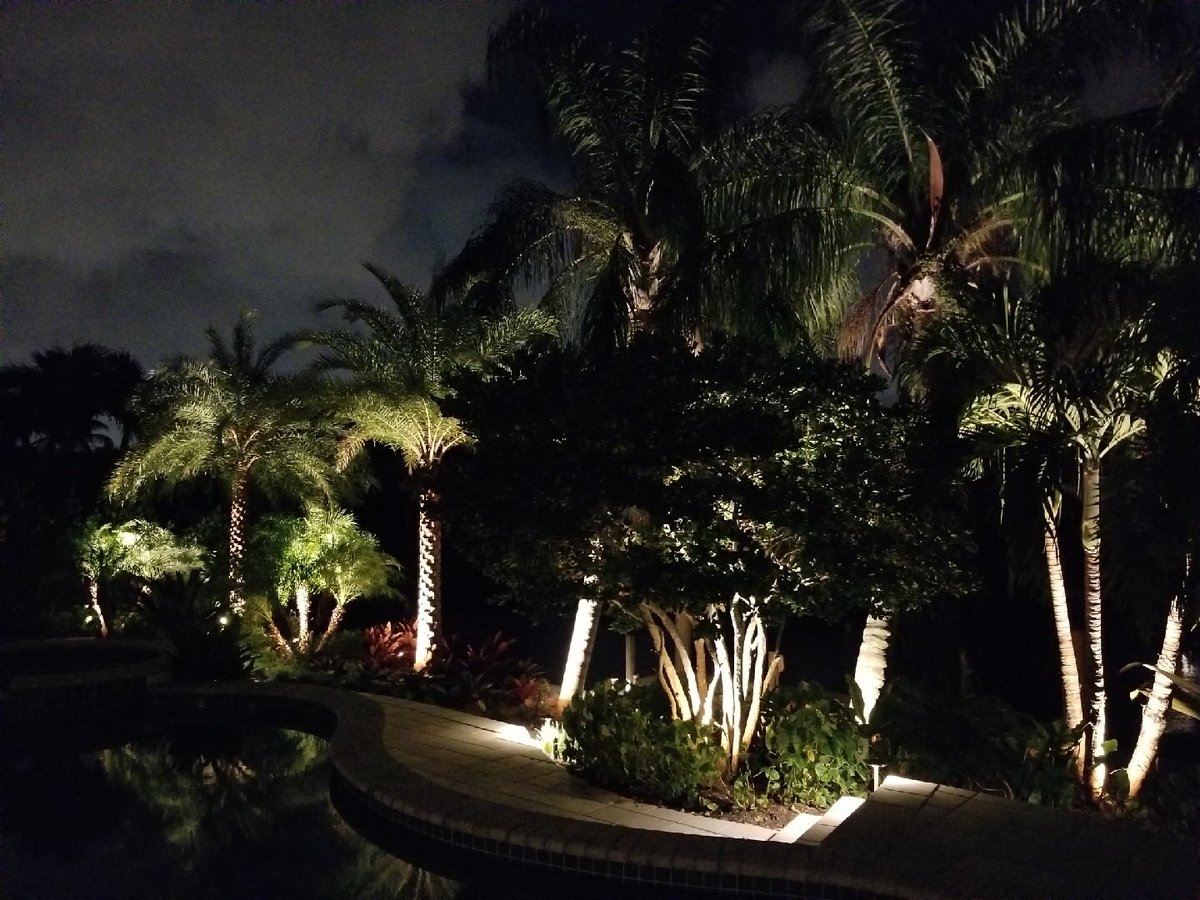 CLPlighting's tweet photo. Wonderful light installation using our products! 
Done by Greystone Landscape.
Add us on Facebook for daily pictures of our lights and more feed you’ll love... 😀
#landscape #landscapelighting #lights #lit #caribbean #puertorico #lakeworth #installation #greystonelandscape #light https://t.co/Sl4611lfM3