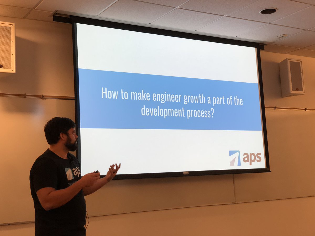 cbenard's tweet image. Listening to @vigroco talk about developer empowerment #DevFestWeekend2018