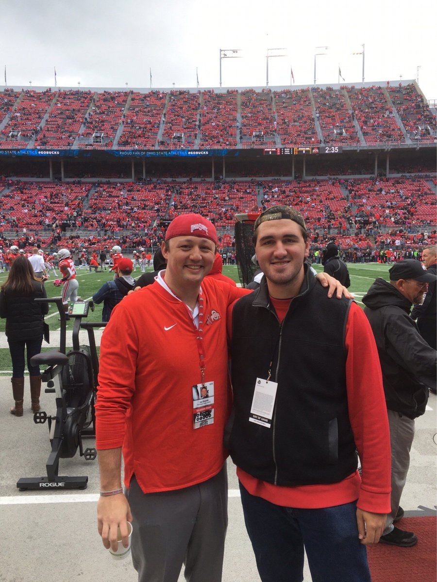 UCFBVideo's tweet photo. Thanks to UC alum @JoeStanek for showing a few of our students game day at Ohio State during our bye week. #TeamXOS https://t.co/QO7ASISaeI
