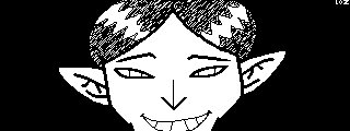Happy Mask Salesman from Majora's Mask Manga.

Original Artwork by Akira Himekawa.

Drawn on Miiverse in 2017 via Wii U.

#HappyMaskSalesman #MajorasMaskManga #AkiraHimekawa #LoZ #Miiverse #WiiU