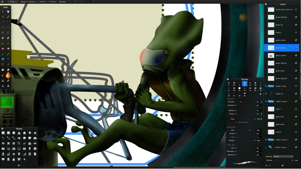 imikve's tweet photo. Pan zelený v celé své kráse, Nevím, kde ukradl ty kraťásky, ale podle nich mu říkám Habera. #picinprogress 13/31. https://t.co/tV6XvQ265o