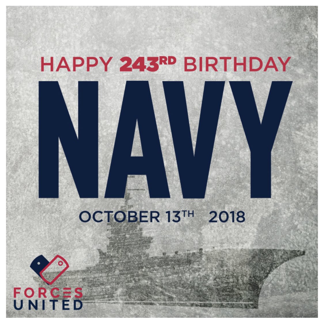 On October 13, 1775, the United States Navy was established. This day is celebrated as the birthdate of the American Navy.