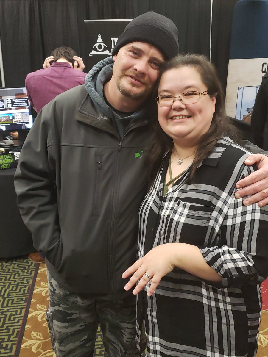 UnveiledPRS's tweet photo. Congratulations Steve and Jill from Unveiled PRS!!!
#Paracon2018 #ssc #paraconproposal #shesaidyes https://t.co/9HJZCW5zE1
