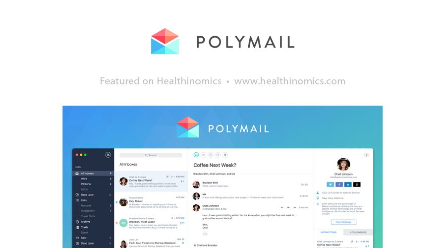 healthinomics's tweet photo. 📚ARTICLE 📚
💥 32 Mostly Free Tools You Can't Afford To Run Your Business Without 💥https://t.co/DSMle87zuJ
6. @Polymail - Let Polymail grow your business by enhancing your email platform in more ways than one, hence, Polymail.
#businesstips #polymail https://t.co/xFbWZyCjK4