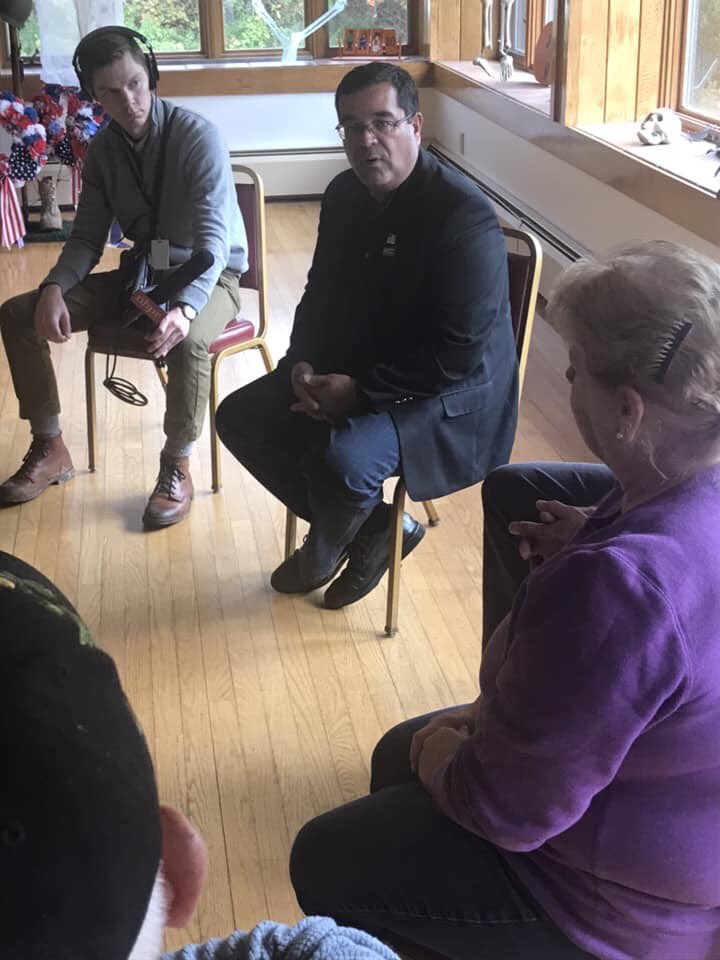 SteveNegronNH's tweet photo. “I am a veteran and spouse of a veteran, and father of a veteran. This perspective lends itself to the understanding the experience in vets care, we are not getting the job done and need to empower our vets with true vets care choice.”-Steve Negron #NH02 #NHPolitics https://t.co/soOySMB8Tt