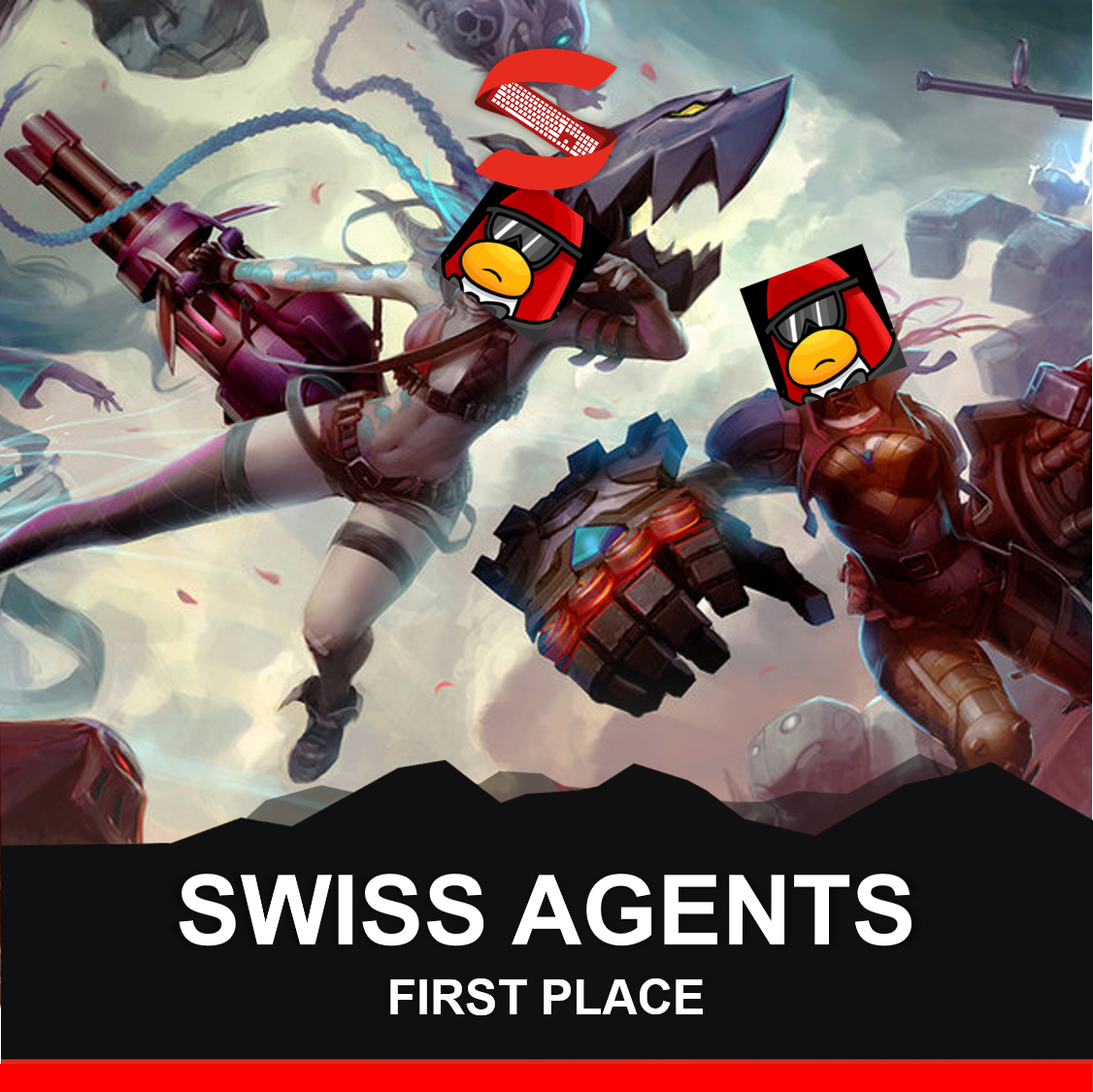 switzerlanCH's tweet photo. We want to congratulate the League of Legends Winners “Swiss Agents”! 😍
After a glorious win over @lausanneesports, they took over Summoners Rift and won our tournament! 💯
Also big thanks to all other Participants! 🔥 https://t.co/Py7XPADrqZ