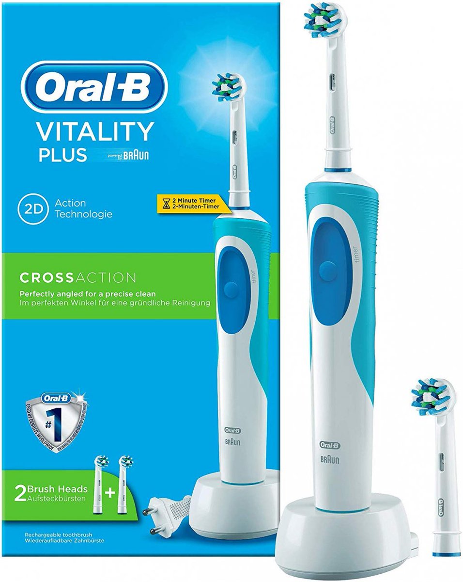 OfferteToste's tweet image. 💧 #Oral-B #Vitality Plus #CrossAction #Spazzolino Elettrico Ricaricabile

💰 19€ (Anziché 31€) ‼️
 amzn.to/2ITXnOZ