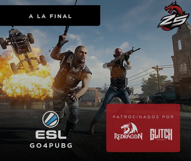 ¡A la final!

Clasificamos en segundo lugar en el primer día de la Go4PUBG de <a href="/ESL/">ESL</a> 

¡Nos vemos mañana en la gran final!
#ShoCks #Sp3ctr4l #Nytto #Pupina #Kbron

#VamosDragones #ReadyForBattle