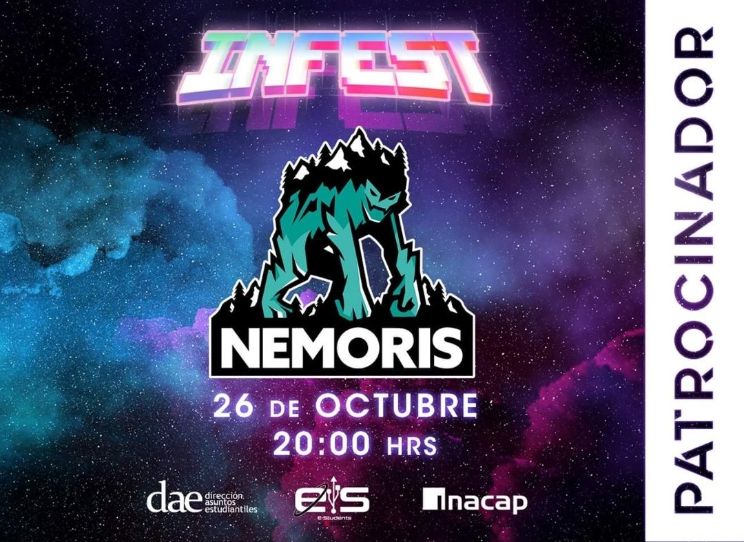 AleidCross's tweet photo. Se acerca la fecha! #infest2018 #chile #temuco #tarreo https://t.co/s54c2box2O