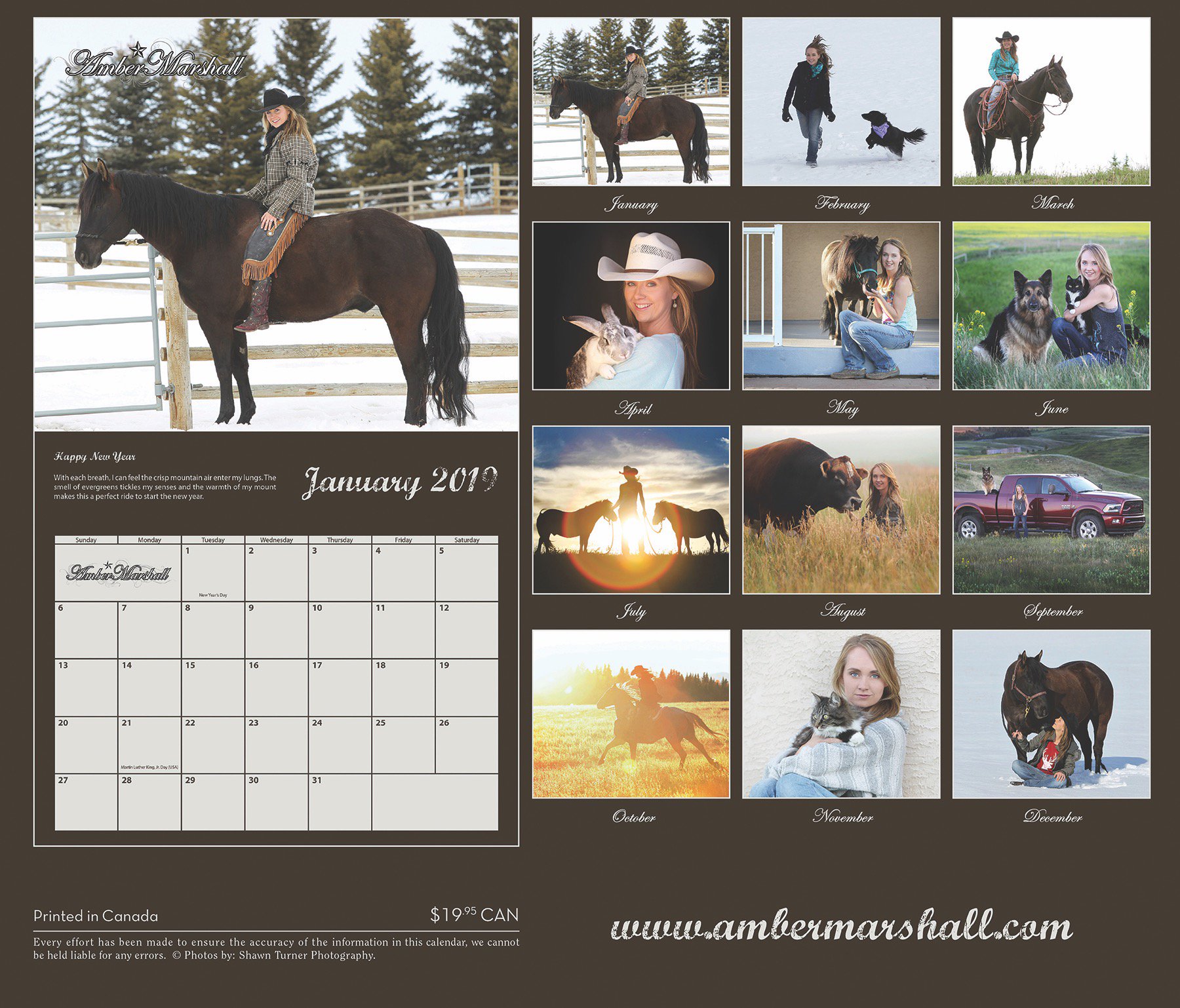 Amber Marshall on Twitter "Did you know that Amber's 2019 Calendar is
