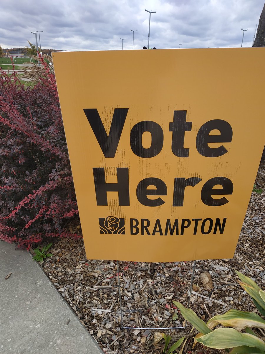 skayjones's tweet photo. Just finished early voting for the Brampton Municipal Elections 🙂. I have gotten the pleasure to meet Linda over the past year and to see the amazing work she has done and has planned for the future of Brampton #ImWithLinda #Entrepreneurship https://t.co/dLgYOoWGHx