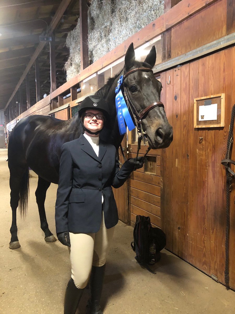 From <a href="/AlbionRiding/">ACEquestrian</a>: Sara Gorman wins Walk-Trot for the Britons as hunt seat team finishes fourth in its 2018-19 debut.