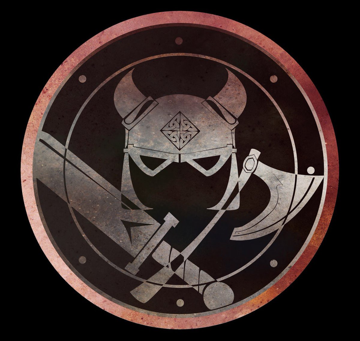 SneakyYakStudio's tweet photo. In our Viking themed #rpg, you will play roles in a clan. Here is the war chief logo ⚔️ #tabletorpg #mythology #clan #midgard #warchief #viking #roleplay https://t.co/6XBhKMecIU