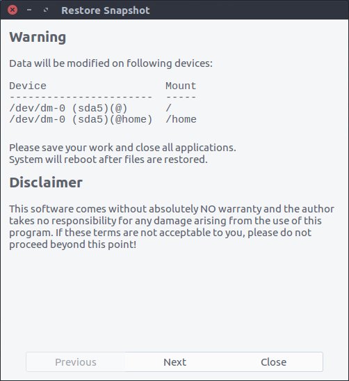 Linux4SA's tweet photo. أداة مميزة : #Timeshift
لاخذ نسخة #أحتياطية من #التوزيعة في #لينكس بصورة كاملة و أستعادتها دون عناء بكبسه زر واحده .
https://t.co/kswmahBtGz
 #rsnapshot #BackInTime #TimeVault https://t.co/0oufNZiUFz