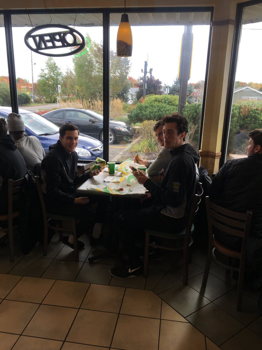 pnearing18's tweet photo. Subway pregame for the edaltigers https://t.co/rRzQULruox