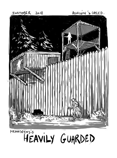13 - GUARDED
All your gards won't stop me!
#Digitober #Inktober #Inktober2018 #InktoberAssassins #AssassinsCreed #AssassinsCreed3 #ACFinest @assassinscreed @Ubisoft 