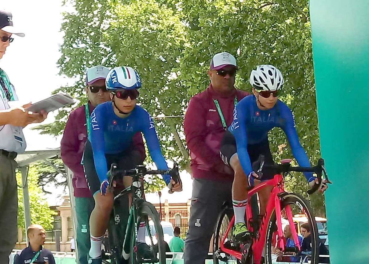 bicitv's tweet photo. #YOG2018: Sofia #Collinelli e Giada #Specia sul podio della cronocoppie olimpica @BuenosAires2018
https://t.co/TMvHbJeobN https://t.co/YVXOMr31gP