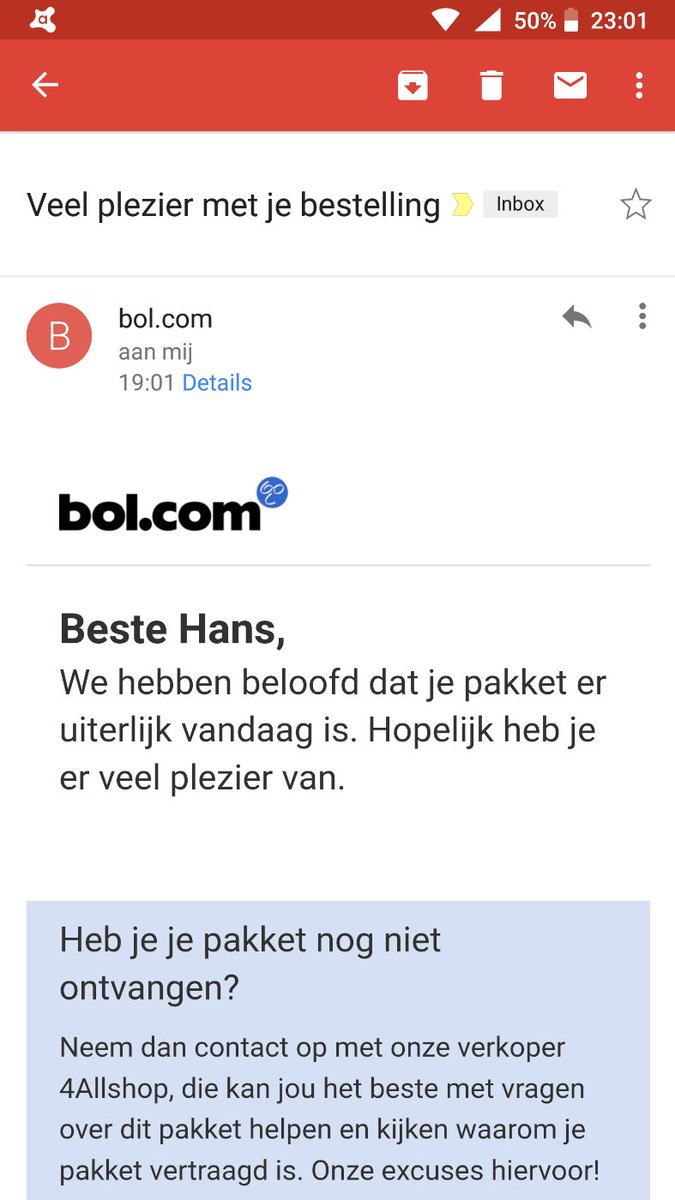 Inefficiënt Auto Whirlpool bol.com on Twitter: "@hajwijnen We maken hieruit op dat je de bestelling  van de externe verkoper nog niet hebt ontvangen, Hans. Onze excuses! We  kijken de levering graag voor je na! Kun