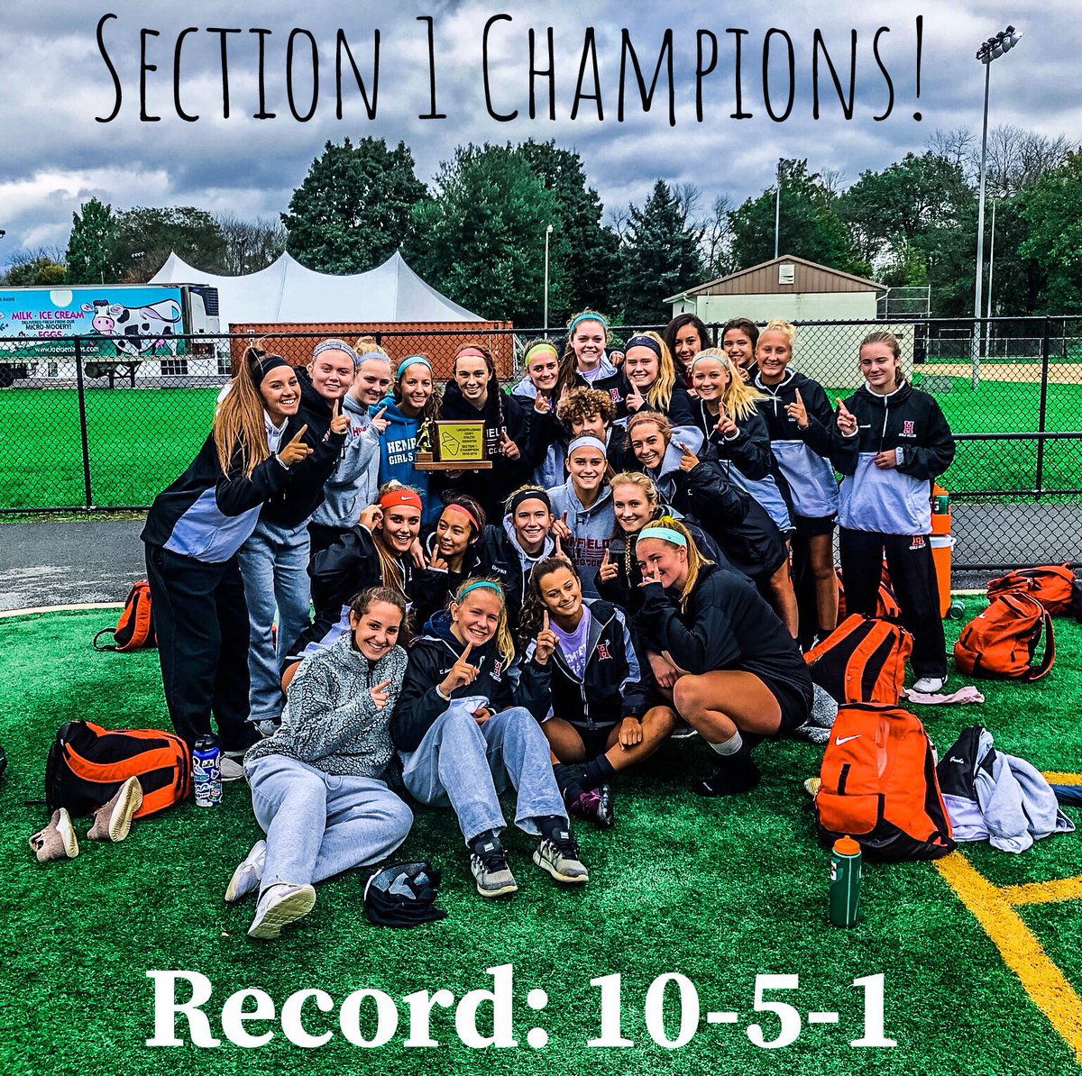 Congratulations to our girls soccer team for winning Section one and also winning their first League playoff game today 4-0! <a href="/HempGirlsSoccer/">HHS Girls Soccer</a> #GOKNIGHTS